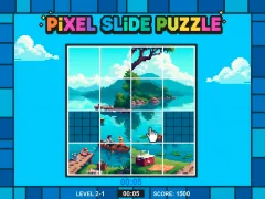 Pixel Slide Puzzle — free online game