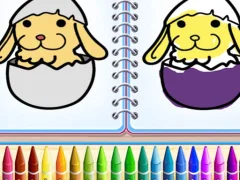 Spel Coloring Bunny Book online