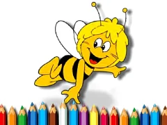 Игра Back To School: Bee Coloring Book онлајн