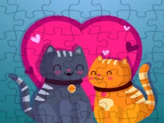 Cats Love Jigsaw — free online game