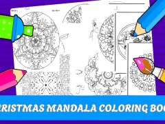 Игра Christmas Mandala Coloring Book онлајн