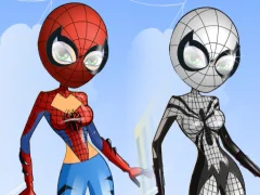 Spider Girl Dress Up — bezplatná online hra