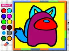 Among Us Coloring Fun — jogo online grátis