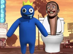 Rainbow Monster VS Skibidi Toilet — δωρεάν online παιχνίδι