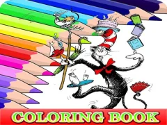 Spel Coloring Book for Cat In The Hat online