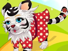 Little Tiger Dress Up — безплатна онлайн игра