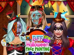 BFF Halloween Face Painting — ücretsiz çevrimiçi oyun