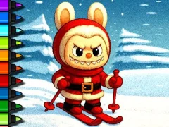 Easy Coloring Labubu Time — free online game