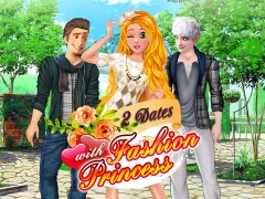 2 Dates with Fashion Princess — bezmaksas tiešsaistes spēle