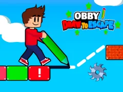 Obby Draw to Escape — free online game