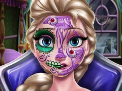 Elsa Scary Halloween Makeup – ingyenes online játék