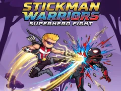 Logħba Stickman Warriors Superhero Fight onlajn