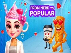 Игра From Nerd to Popular Ballerina Cappuccina онлајн