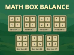 Math Box Balance — безплатна онлайн игра