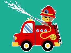 Igra Animal Firetrucks Match 3 online