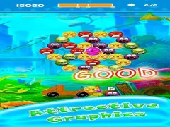 Angry Face Bubble Shooter — free online game