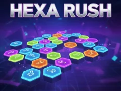 Leikur Hexa Rush á netinu