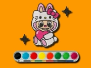 Игра Labubu Coloring Adventure онлајн