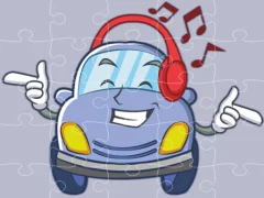 Smiling Cars Jigsaw — free online game