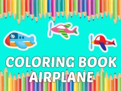Coloring Book Airplane — لعبة مجانية اون لاين