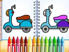 Игра Cute Bike Coloring Book онлајн