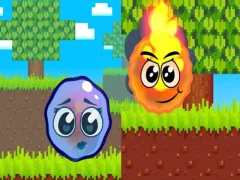 Fire Ball and Water Ball: Parkour Love Balls — free online game