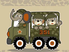 Army Weapon Vehicles Match 3 — free online game