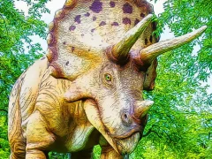 Giant Triceratops Puzzle — bezplatná online hra