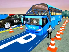 Cluiche US police bus parking ar líne