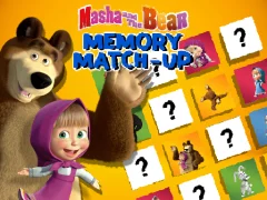 Masha and the Bear Memory Match Up — darmowa gra online