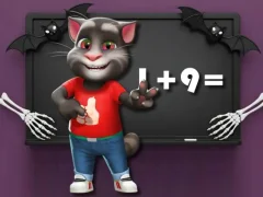 Игра Halloween Tom Math Challenge онлайн