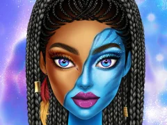 Blue Girls Make Up — ücretsiz çevrimiçi oyun