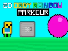 2D Obby Rainbow Parkour — free online game