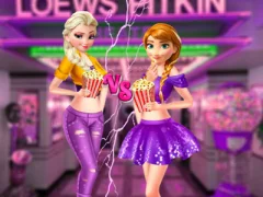 Ellie and Annie Movie Night — darmowa gra online