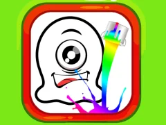 Spel Coloring Book: Alien Family online