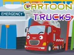 Cartoon Trucks Jigsaw — free online game