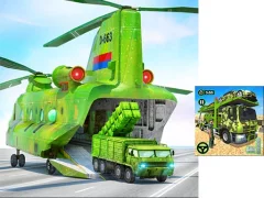 US Army Cargo Transport Truck Driving — free online game