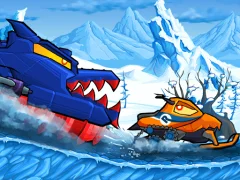 Car Eats Car: Winter Adventure — free online game