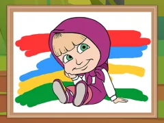 Masha and the Bear Coloring Book — free online game