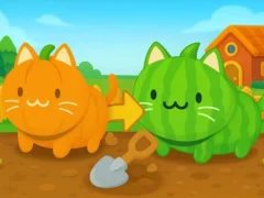 Brainrot Garden. Merge Cats — free online game