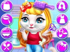 遊戲Chic Baby Kitty Hair Salon在線