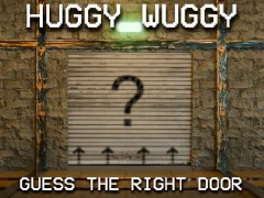 Huggy Wuggy Guess the right door — free online game