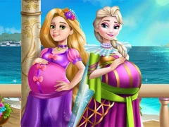 Palace Princesses Pregnant BFFS — bezplatná online hra