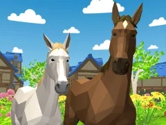 თამაში Horse Family Animal Simulator 3d ონლაინ