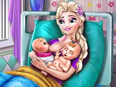 Ice Queen Twins Birth — bezmaksas tiešsaistes spēle