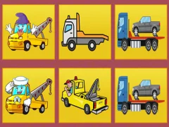 Tow Trucks Memory — jogo online grátis