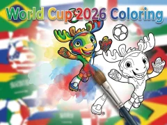 Igra World Cup 2026 Coloring spletu