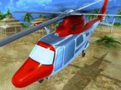 Mchezo Helicopter Rescue Flying Simulator 3d online