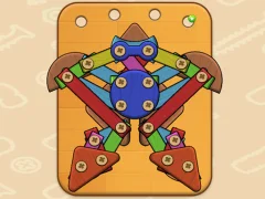 Hra Wood & Screw Puzzle