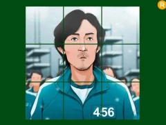 Squid Game Player 456 Sliding — darmowa gra online